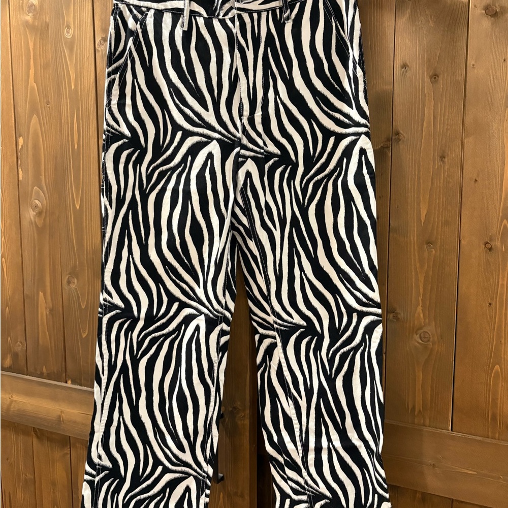 BDG Zebra Stripe Black and White Pants